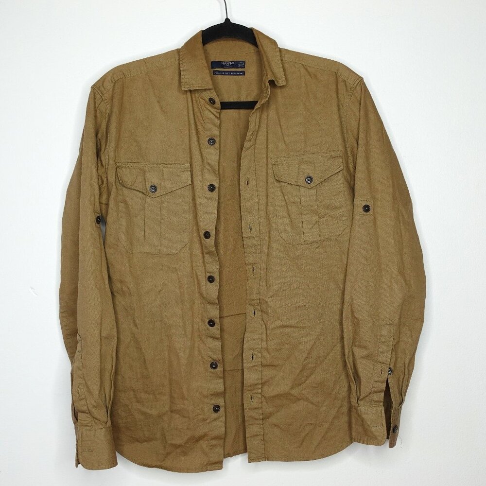 Mango Casual Button Down Shirt - Small